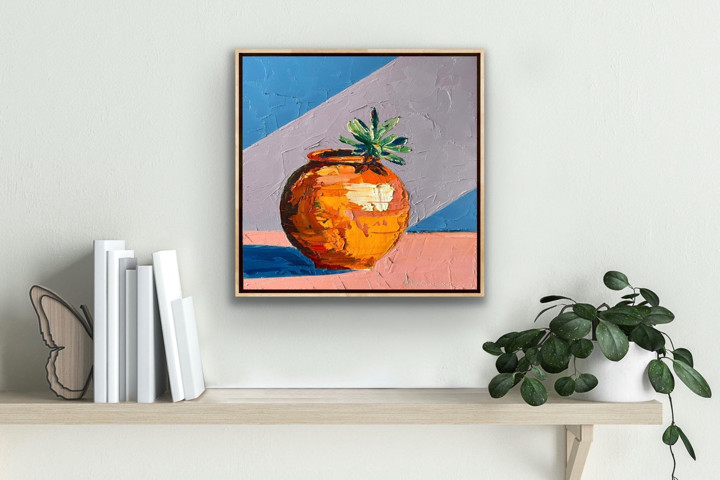 Succulent in Terracotta Pot - Gold Coast Gallery Of ArtHilly Coufreur