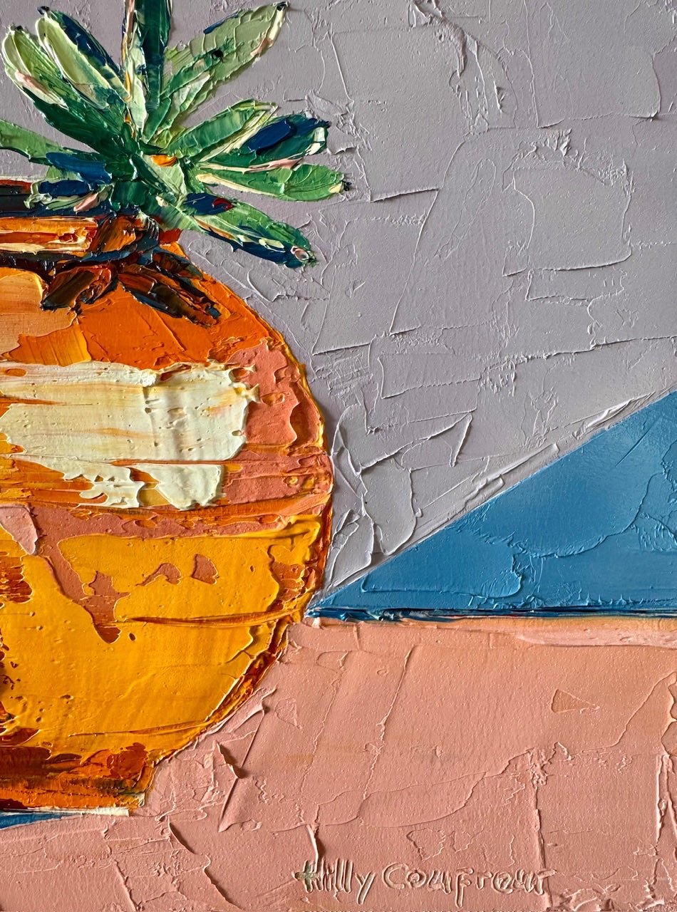 Succulent in Terracotta Pot - Gold Coast Gallery Of ArtHilly Coufreur