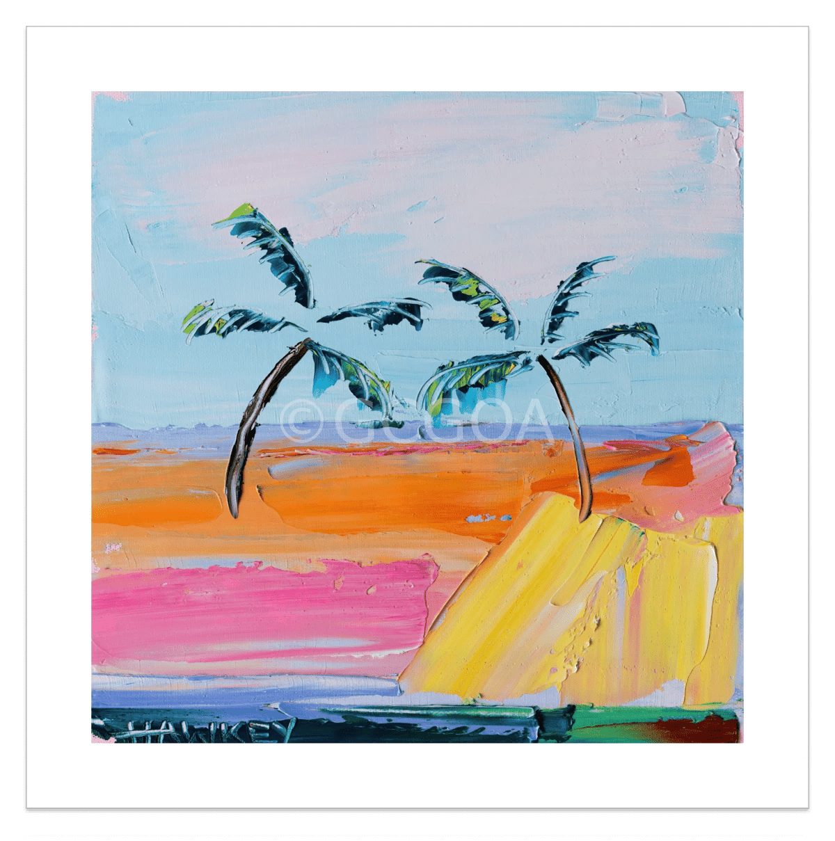 Summer Beach - Fine Art Print - Gold Coast Gallery Of ArtAngela Hawkey