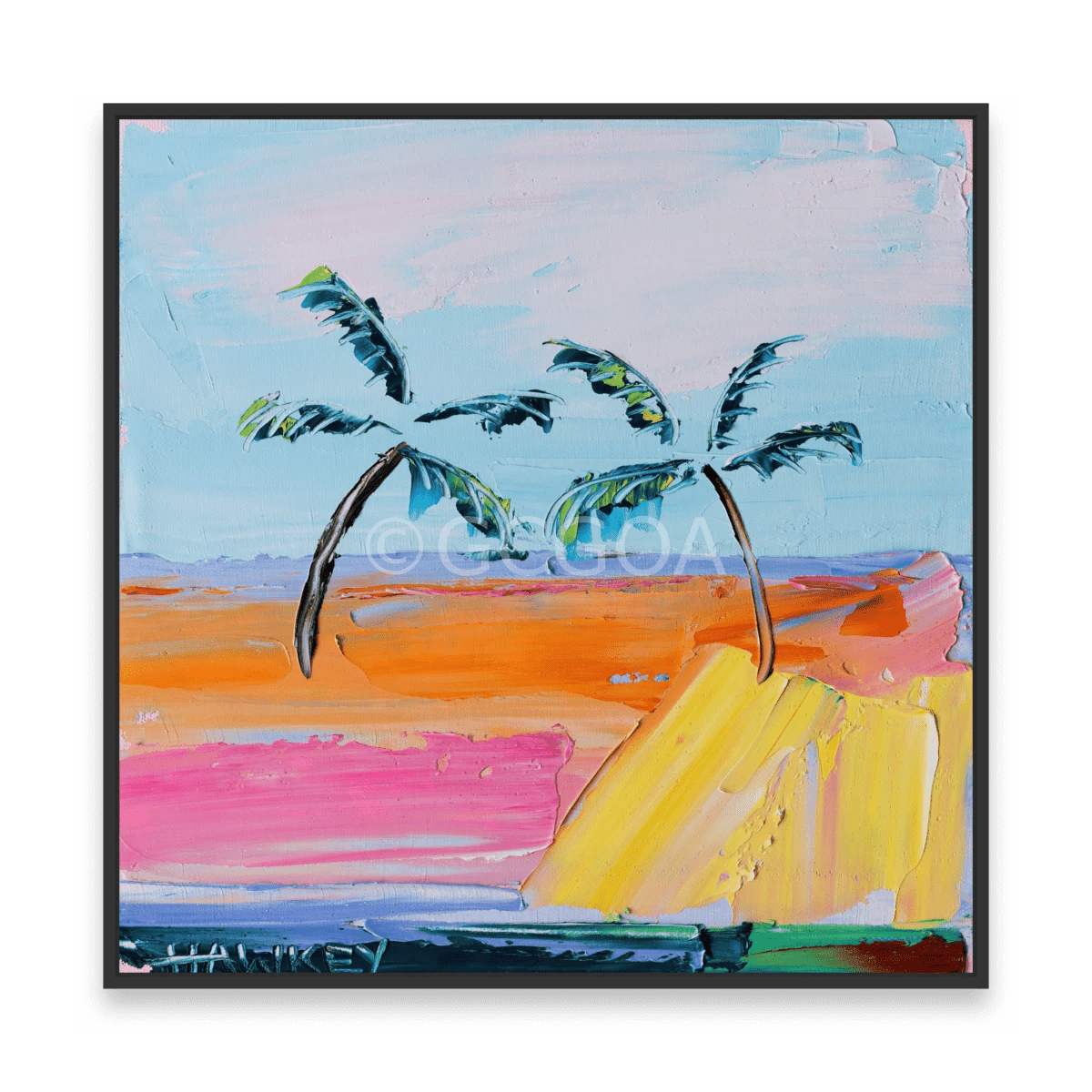 Summer Beach - Fine Art Print - Gold Coast Gallery Of ArtAngela Hawkey