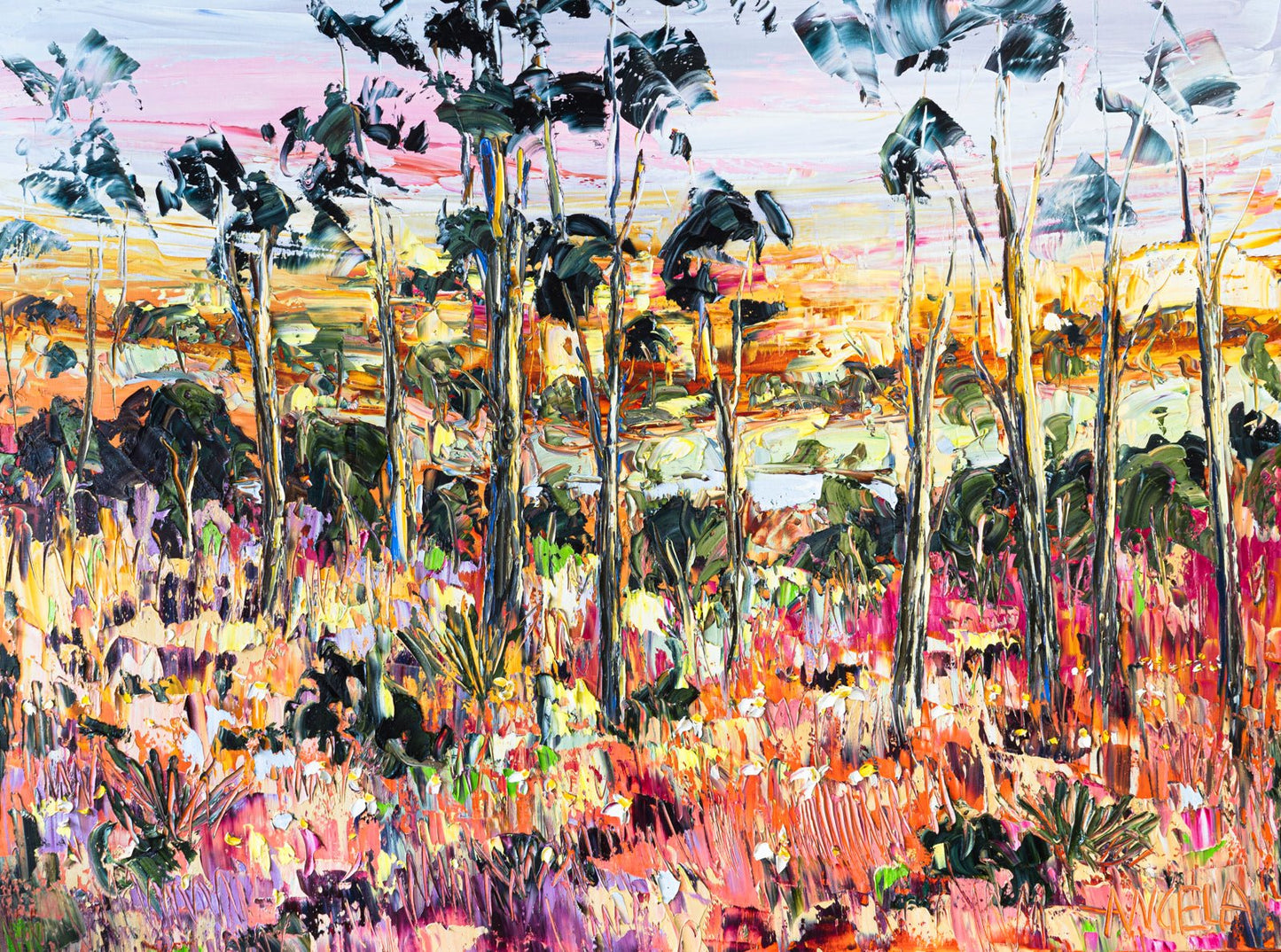 Summer Heat - Original Art - Gold Coast Gallery Of ArtAngela Hawkey