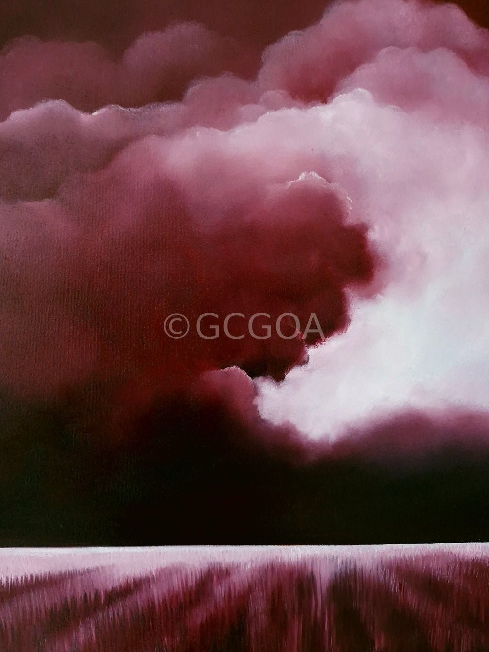 Summer Lightning Storm - Original Art - Gold Coast Gallery Of ArtLucinda Leveille