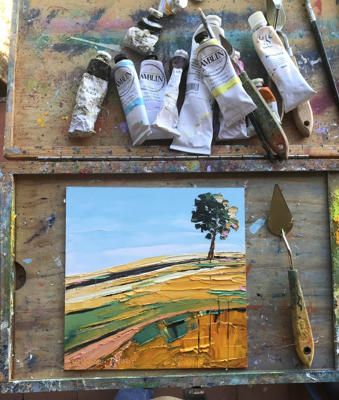 Summer on our Farm - Plein Air - Gold Coast Gallery Of ArtHilly Coufreur
