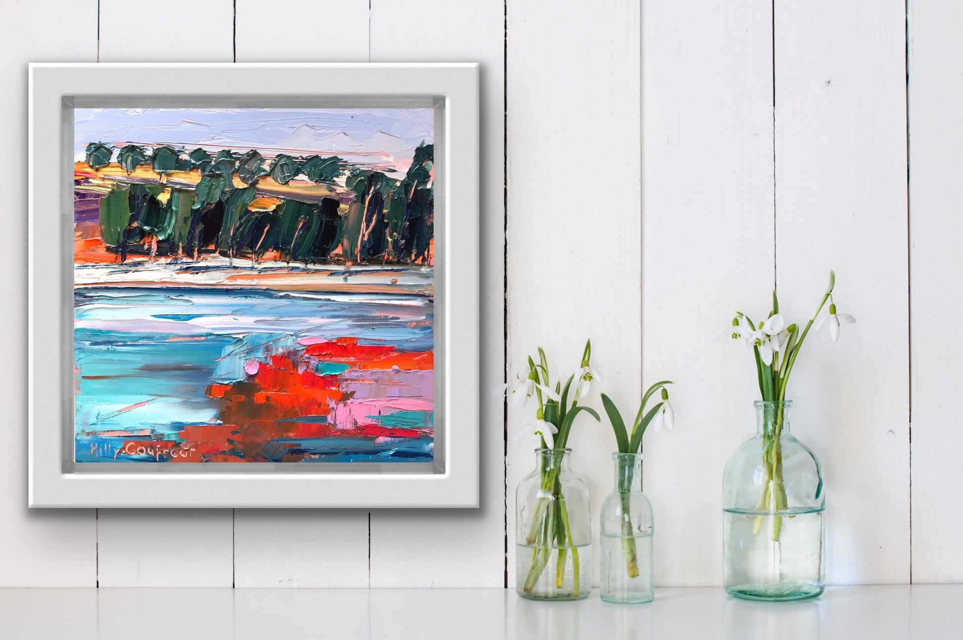 Summer on the Lake 2 - Plein Air - Gold Coast Gallery Of ArtHilly Coufreur