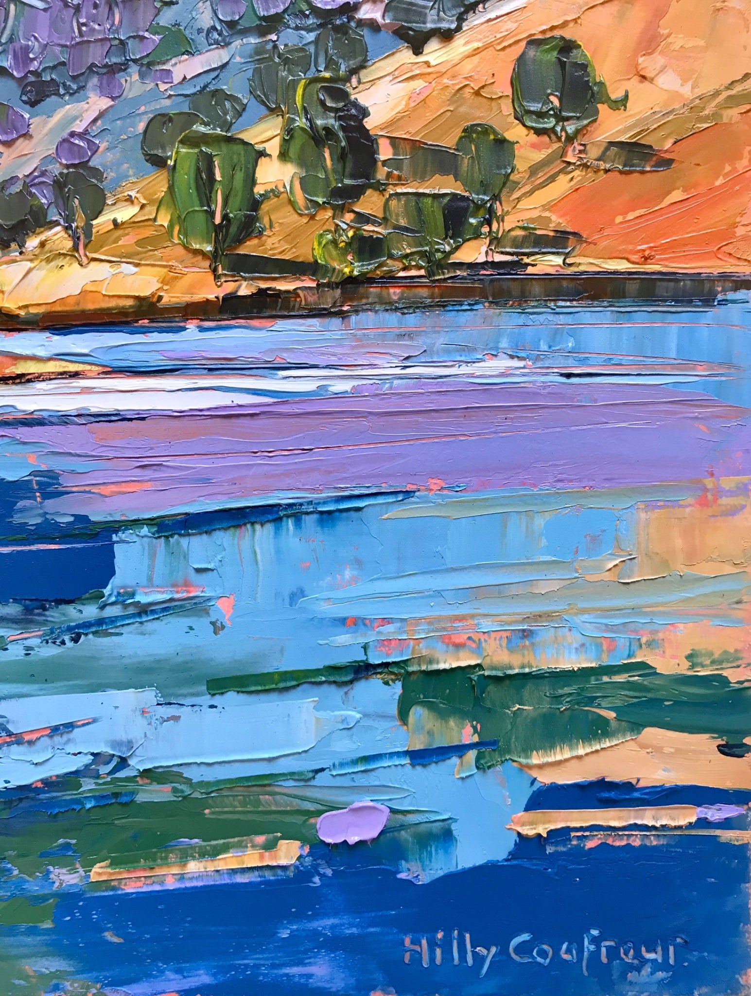 Summer on the Lake 6 - Plein Air - Gold Coast Gallery Of ArtHilly Coufreur