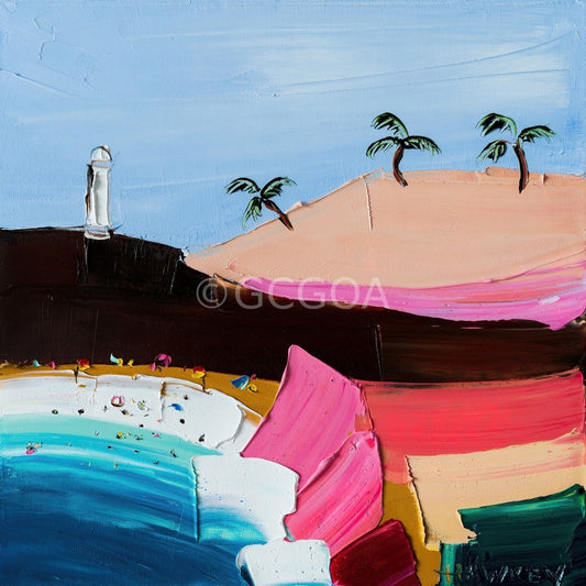 Sunday Swim 3 - Fine Art Print - Gold Coast Gallery Of ArtAngela Hawkey