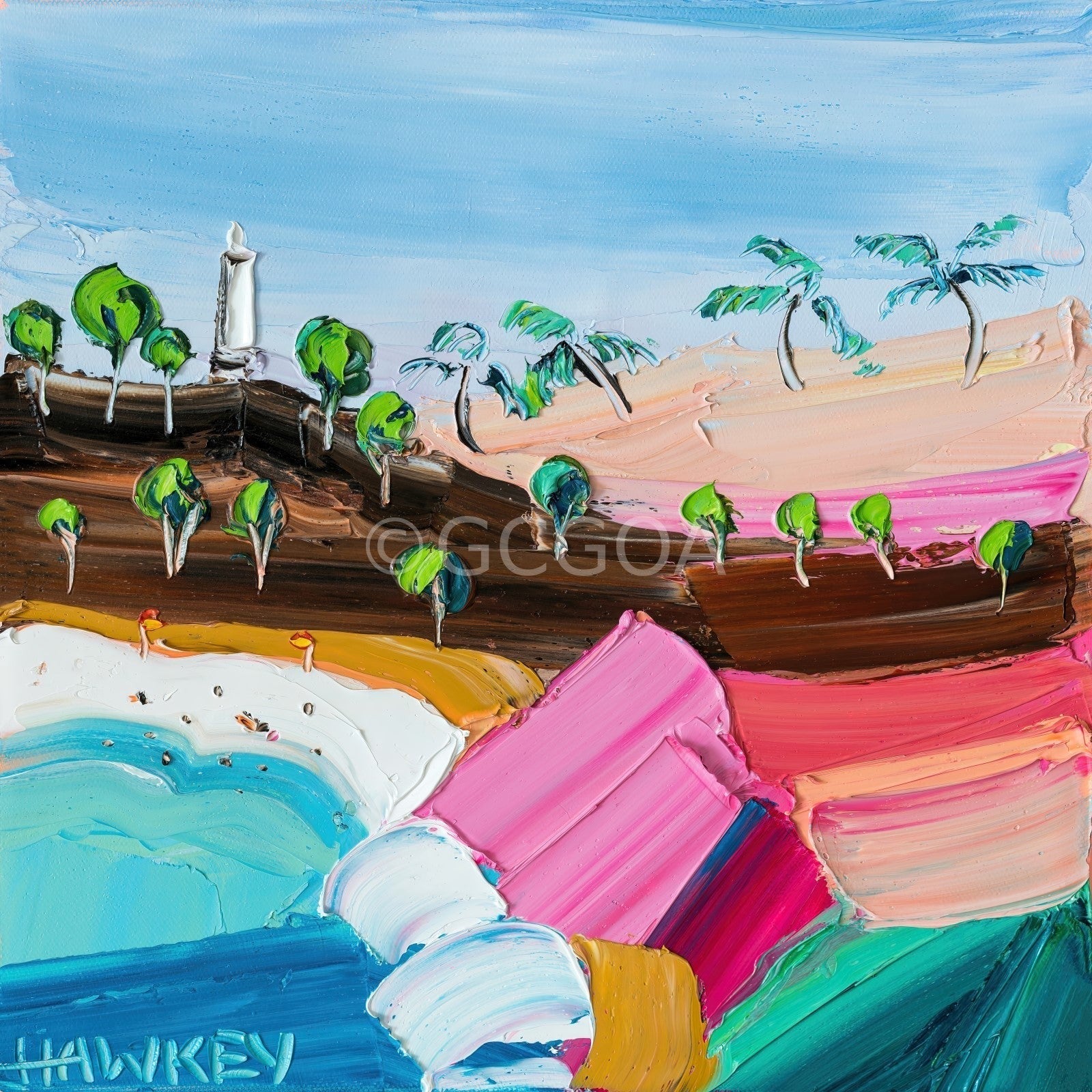 Sunday Swim - Fine Art Print - Gold Coast Gallery Of ArtAngela Hawkey