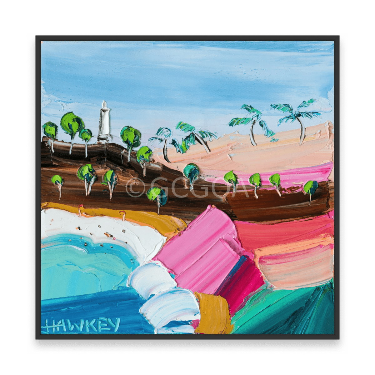 Sunday Swim - Fine Art Print - Gold Coast Gallery Of ArtAngela Hawkey