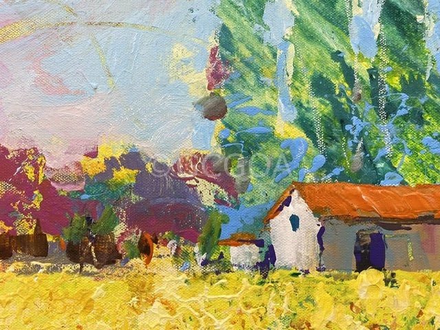 Sunflower Fields - Original Art - Gold Coast Gallery Of ArtJos Coufreur