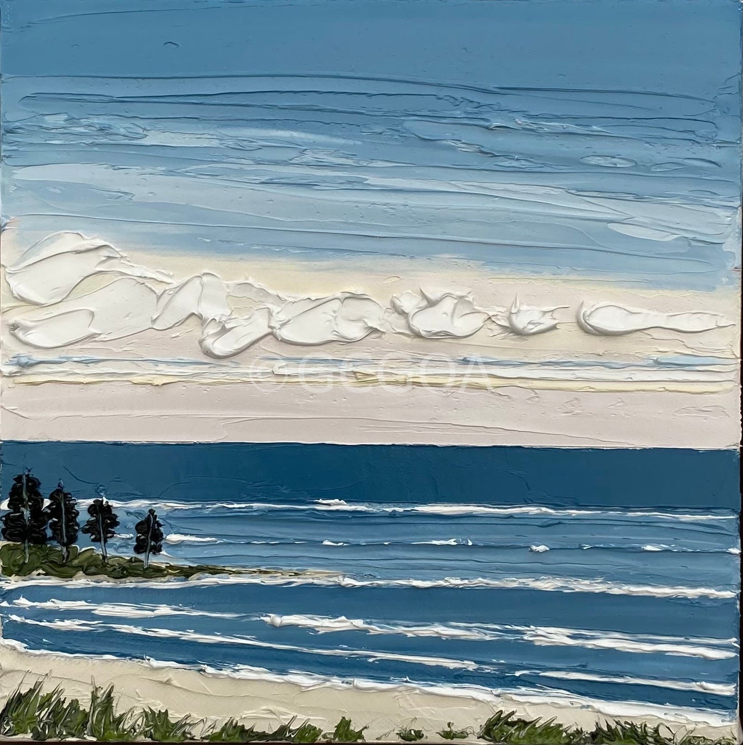 Sunkissed Summers - Original Art - Gold Coast Gallery Of ArtJustine Bartie