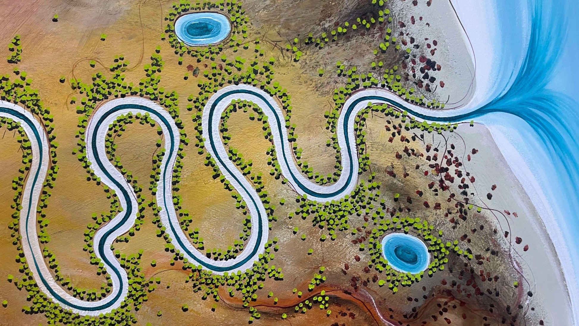 Sunlines And Furrows - Gold Coast Gallery Of ArtTania Chanter