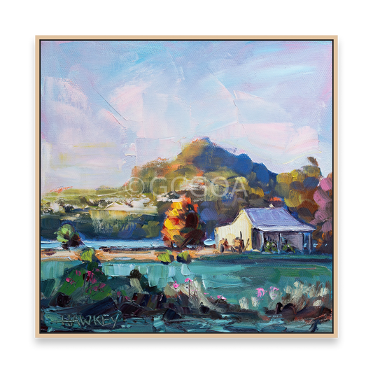 Sunlit House - Fine Art Print - Gold Coast Gallery Of ArtAngela Hawkey