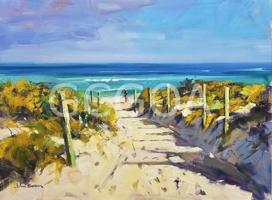 Sunlit Path - Gold Coast Gallery Of ArtJohn G Pearson