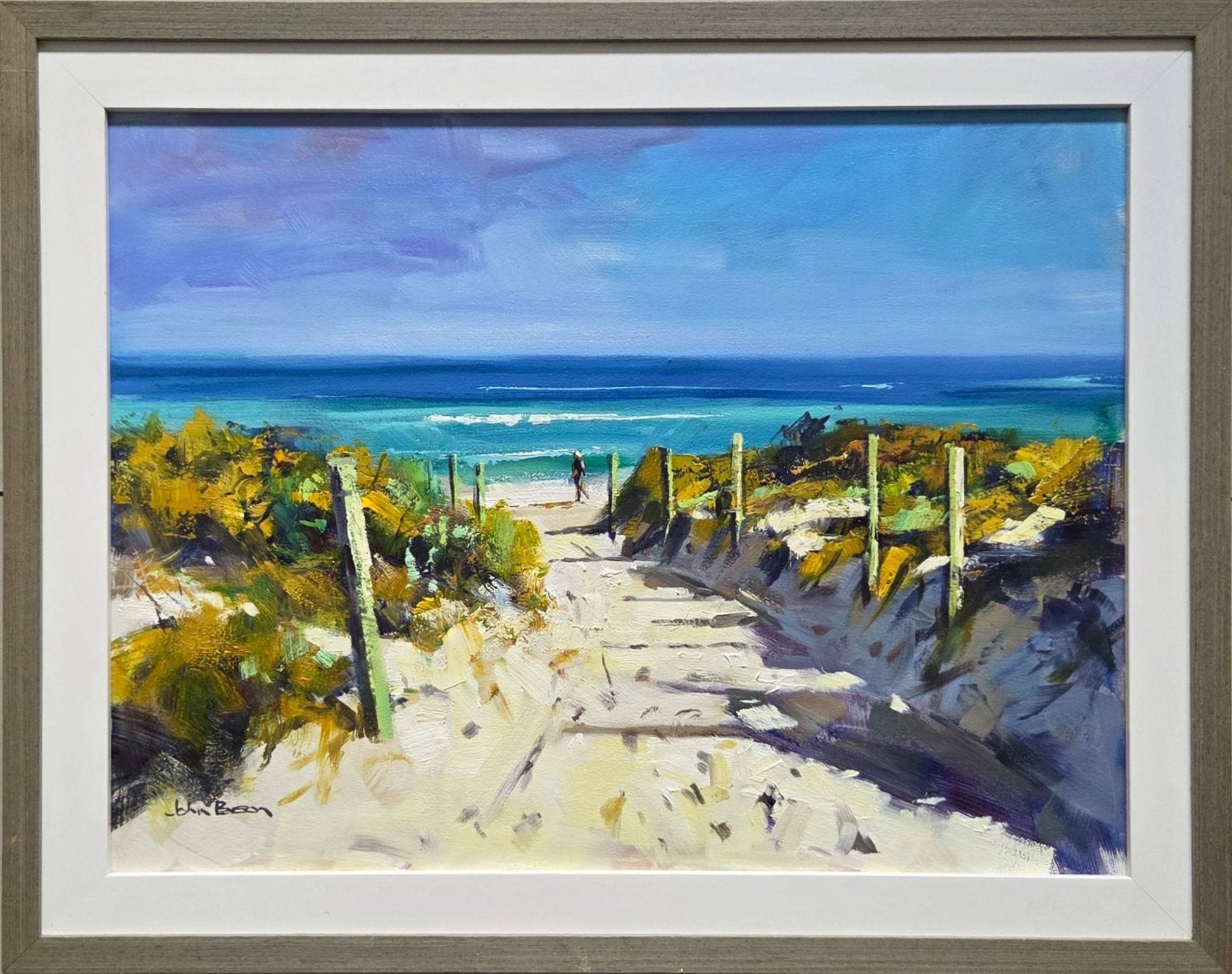 Sunlit Path - Gold Coast Gallery Of ArtJohn G Pearson
