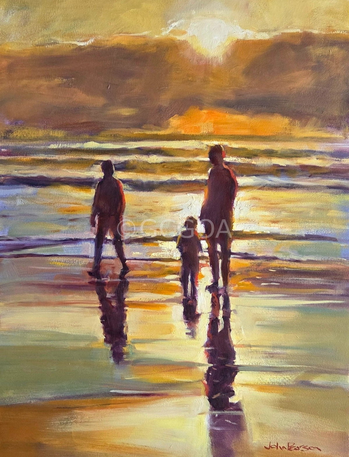 Sunrise Sparkle - Gold Coast Gallery Of ArtJohn G Pearson