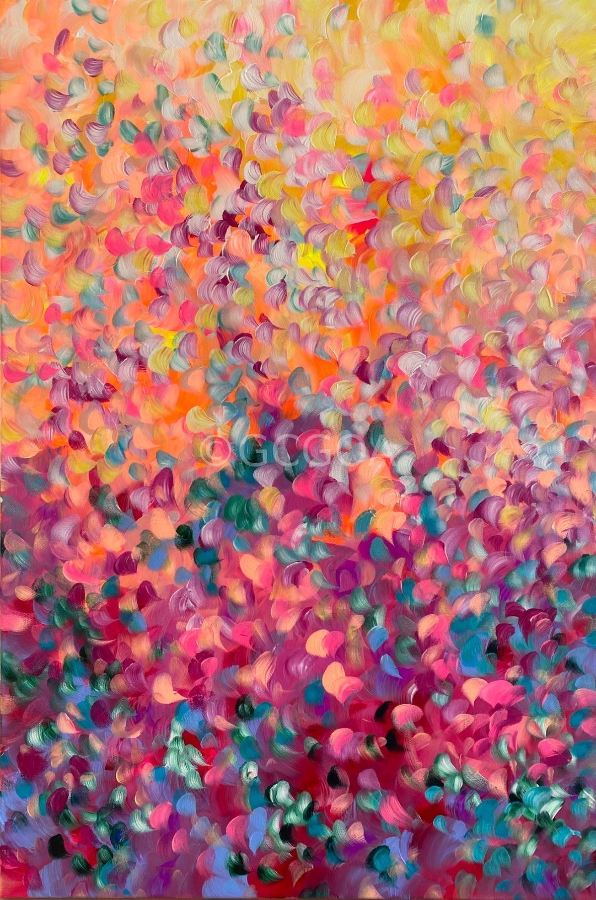 Sunset Garden - Original Art - Gold Coast Gallery Of ArtKatherine Spiller
