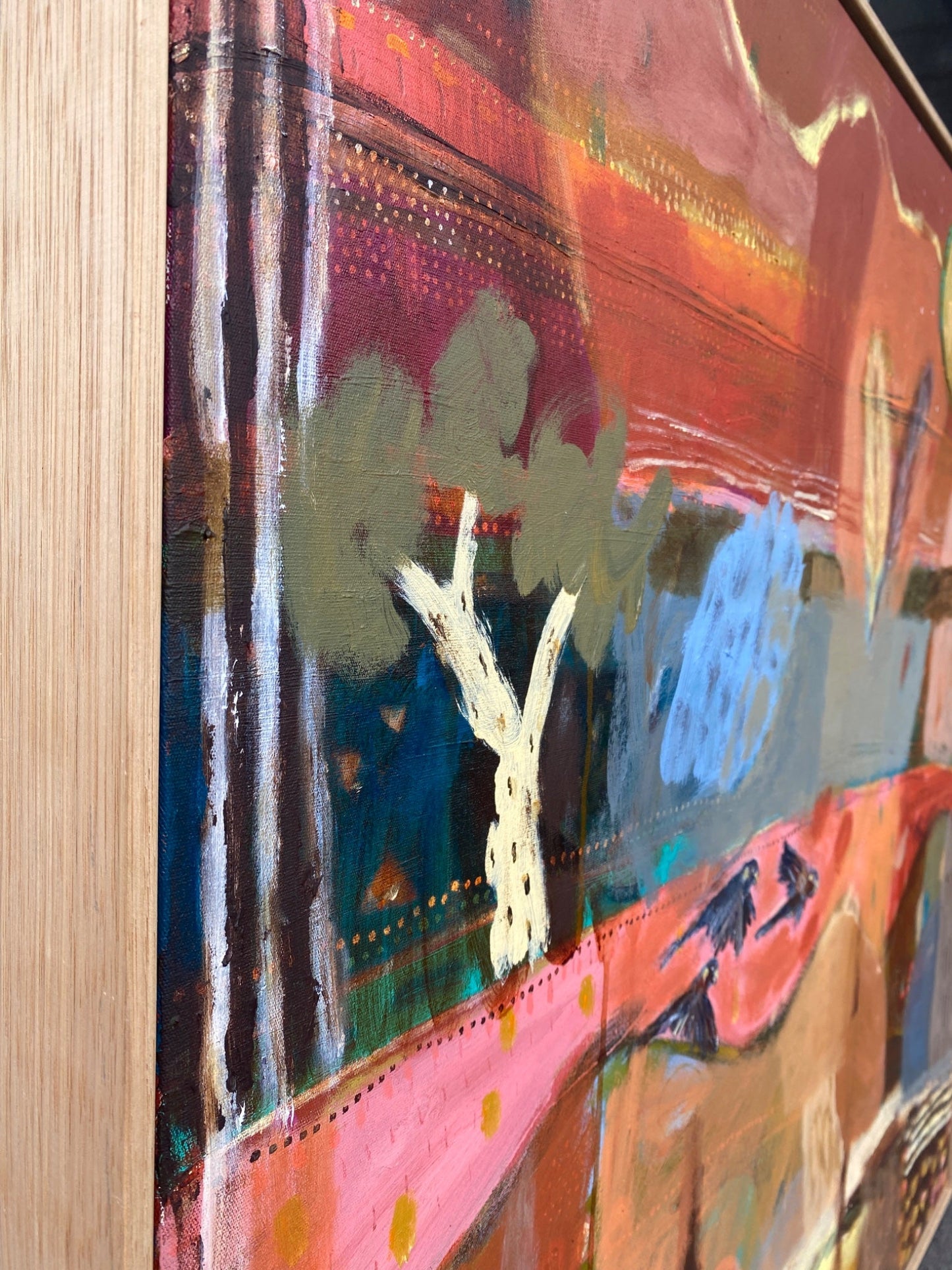 Sunset In The Ranges - Original Art - Gold Coast Gallery Of ArtGreta Hounslow