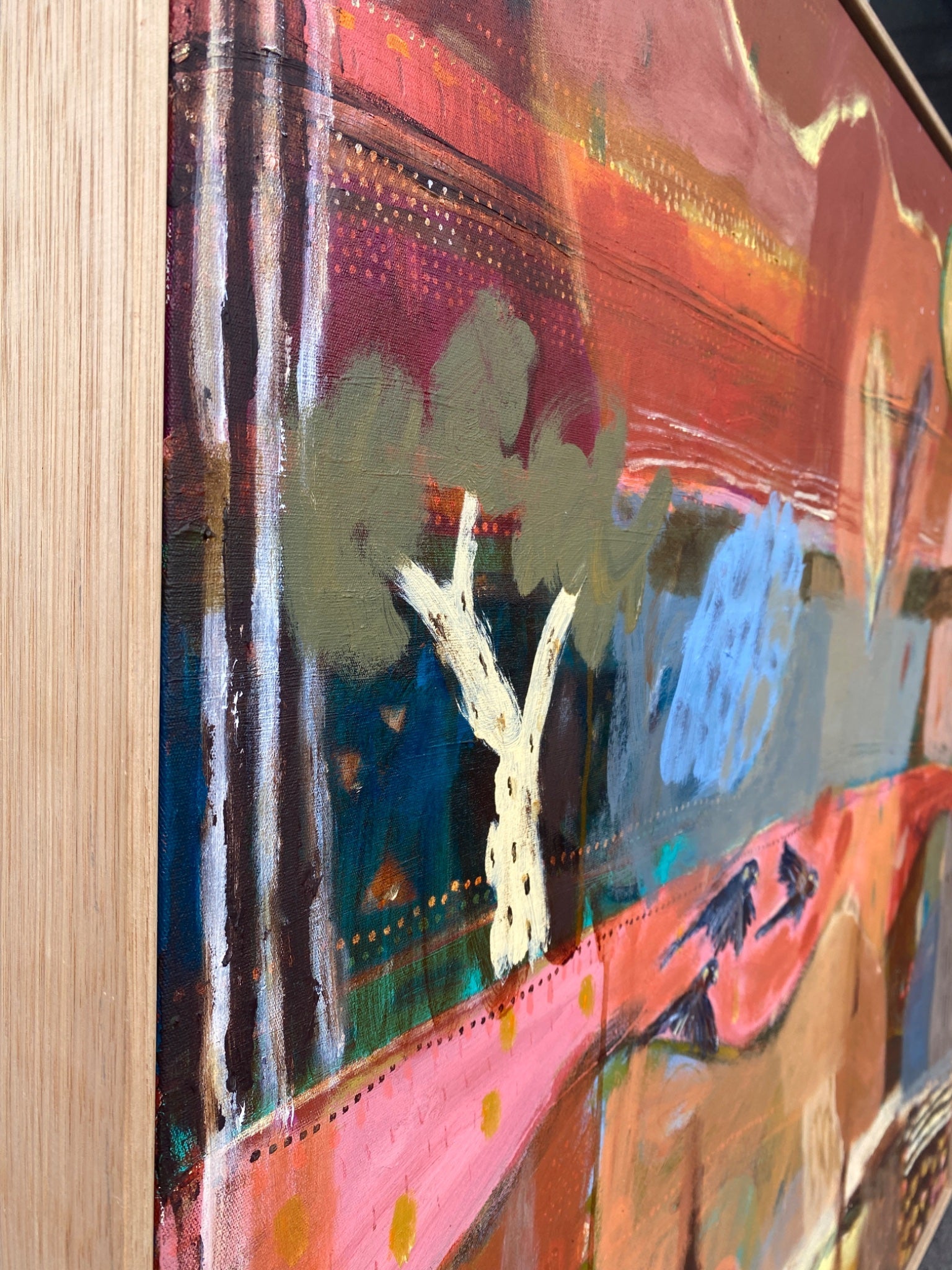 Sunset In The Ranges - Original Art - Gold Coast Gallery Of ArtGreta Hounslow