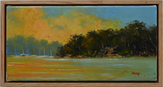 Sunset Over Noosa River - Gold Coast Gallery Of ArtRod Moore