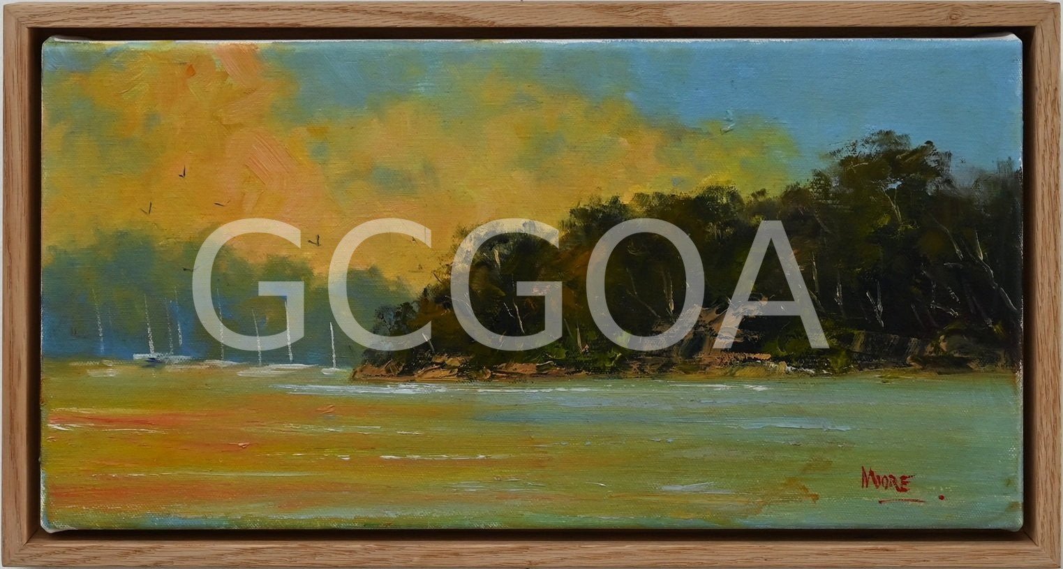 Sunset Over Noosa River - Gold Coast Gallery Of ArtRod Moore