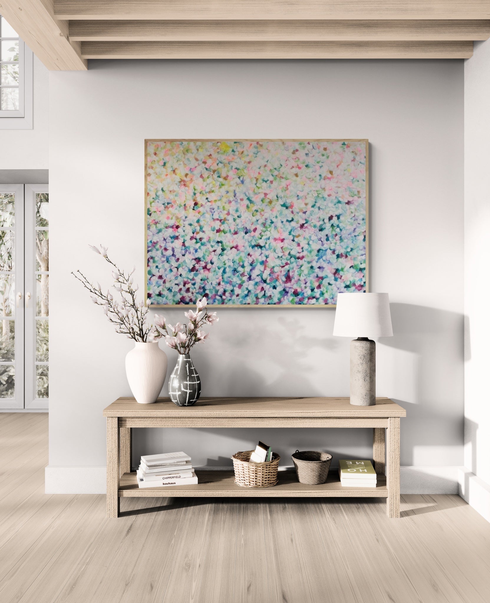 Sunset through the Garden - Gold Coast Gallery Of ArtKatherine Spiller