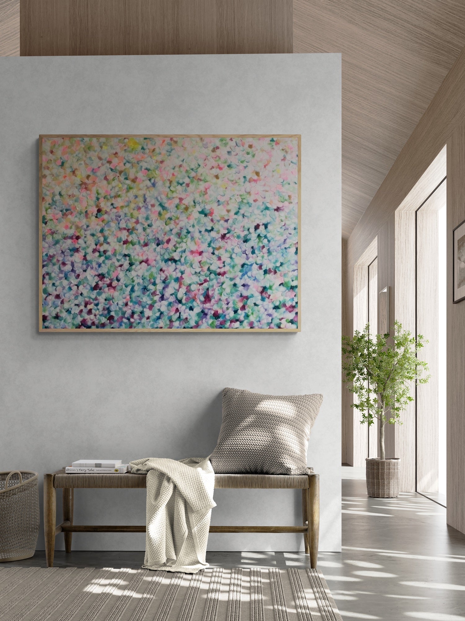 Sunset through the Garden - Gold Coast Gallery Of ArtKatherine Spiller