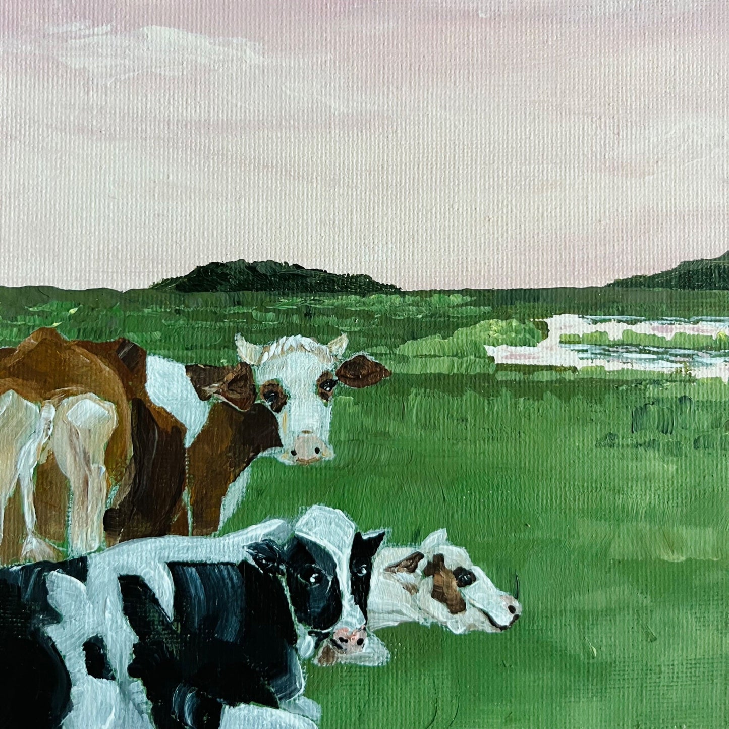 Sunset with Friends - Original Art - Gold Coast Gallery Of ArtFika Karnadewi