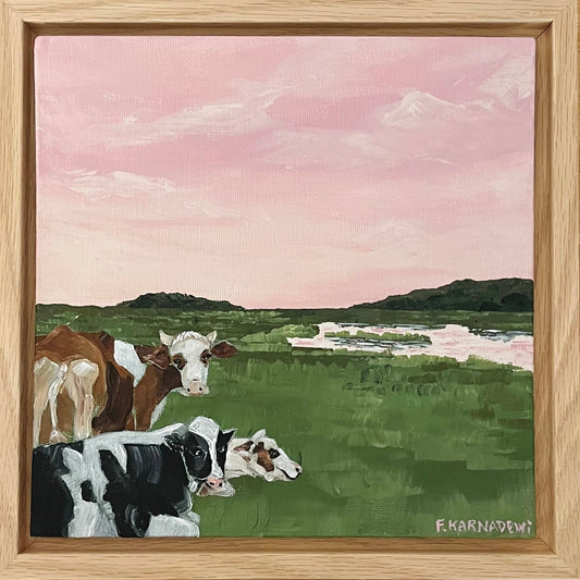 Sunset with Friends - Original Art - Gold Coast Gallery Of ArtFika Karnadewi
