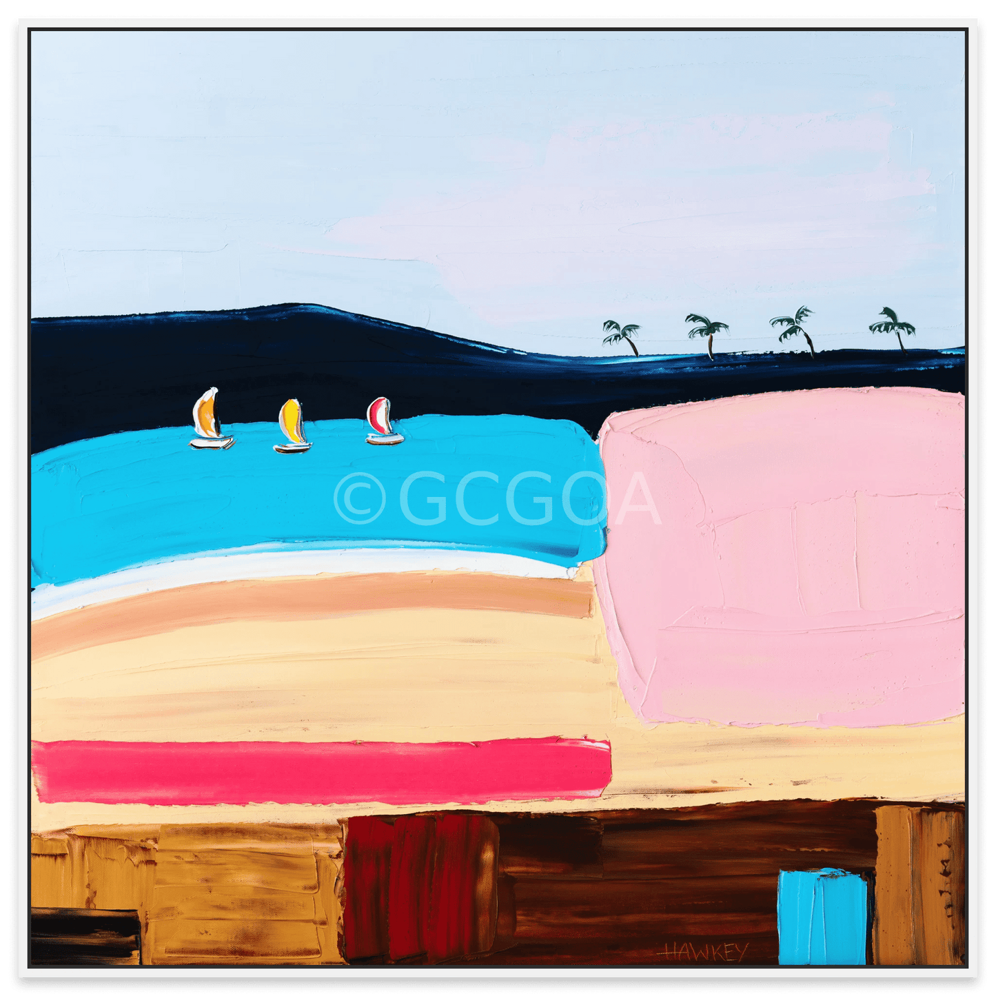 Sunshine and Sand - Fine Art Print - Gold Coast Gallery Of ArtAngela Hawkey
