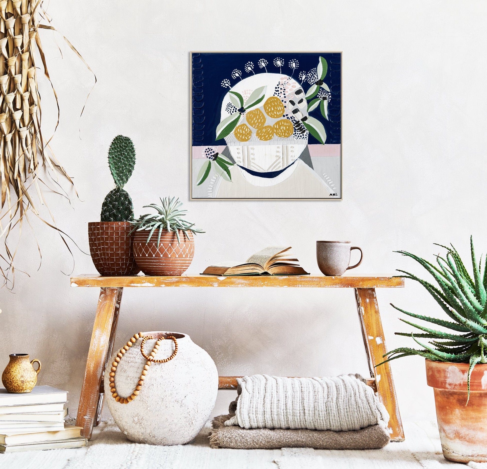 Sunshine Blossom Original Painting by Ani Ipradjian - Gold Coast Gallery Of ArtAni Ipradjian