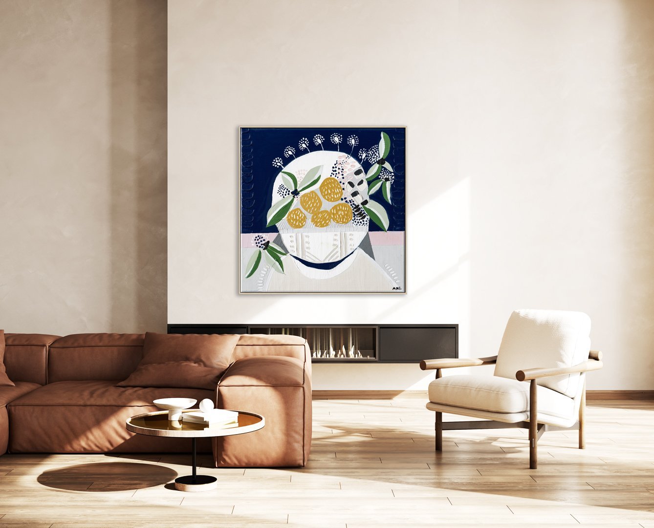 Sunshine Blossom Original Painting by Ani Ipradjian - Gold Coast Gallery Of ArtAni Ipradjian