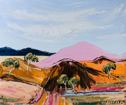 Sunwashed Terrain - Gold Coast Gallery Of ArtAngela Hawkey