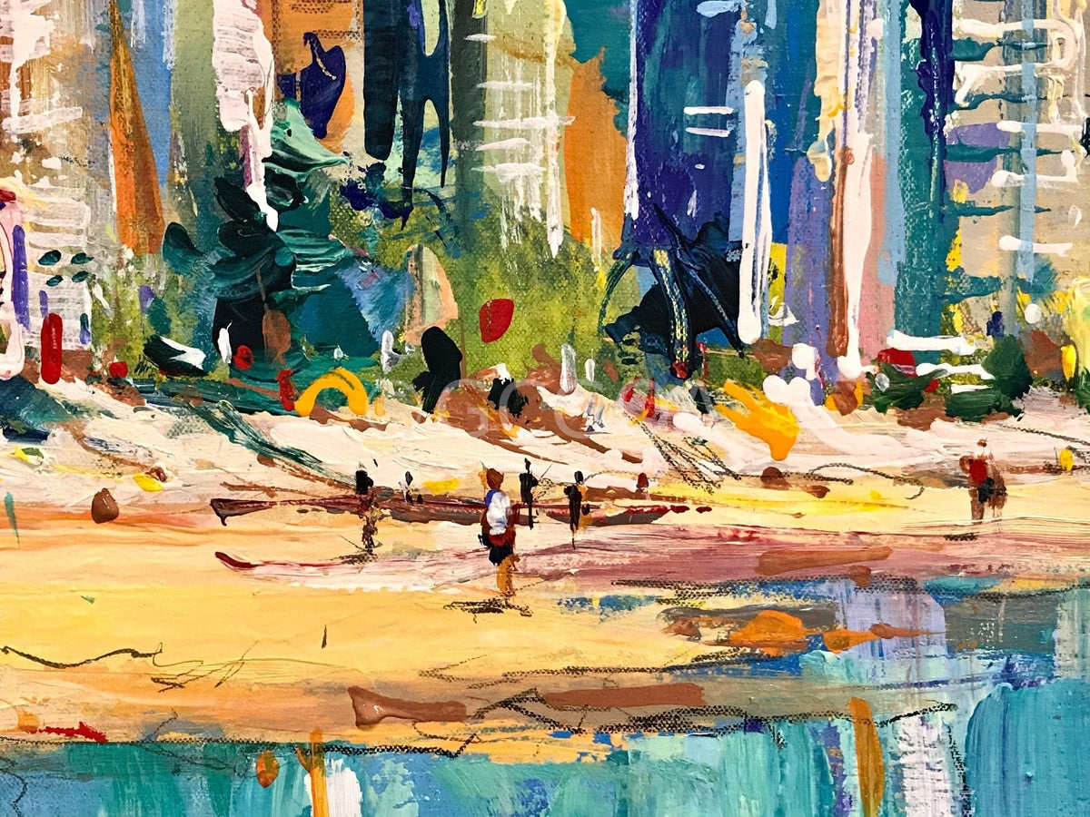 Surfers Paradise - Original Art - Gold Coast Gallery Of ArtJos Coufreur