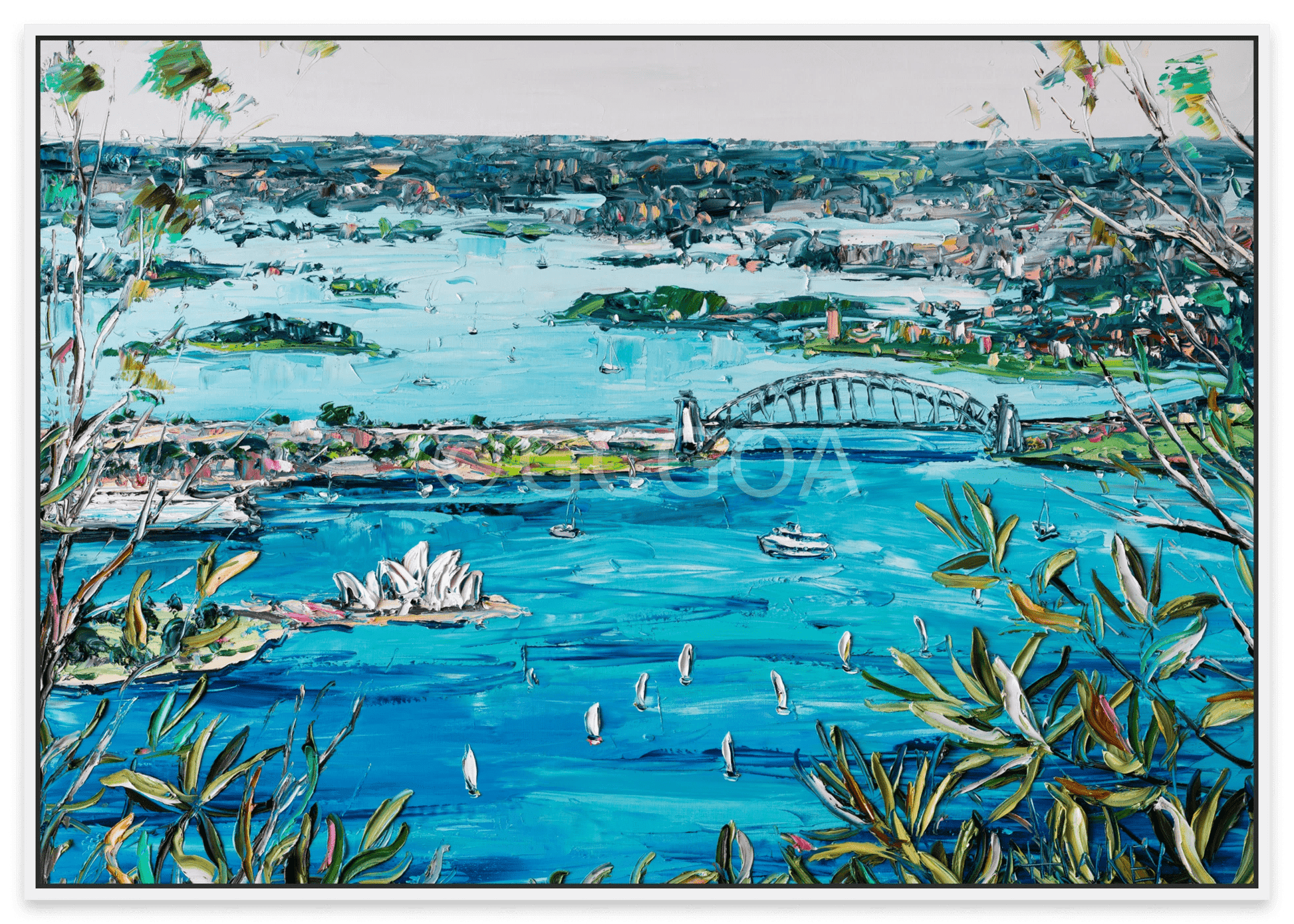 Sydney Harbour 2 - Fine Art Print - Gold Coast Gallery Of ArtAngela Hawkey