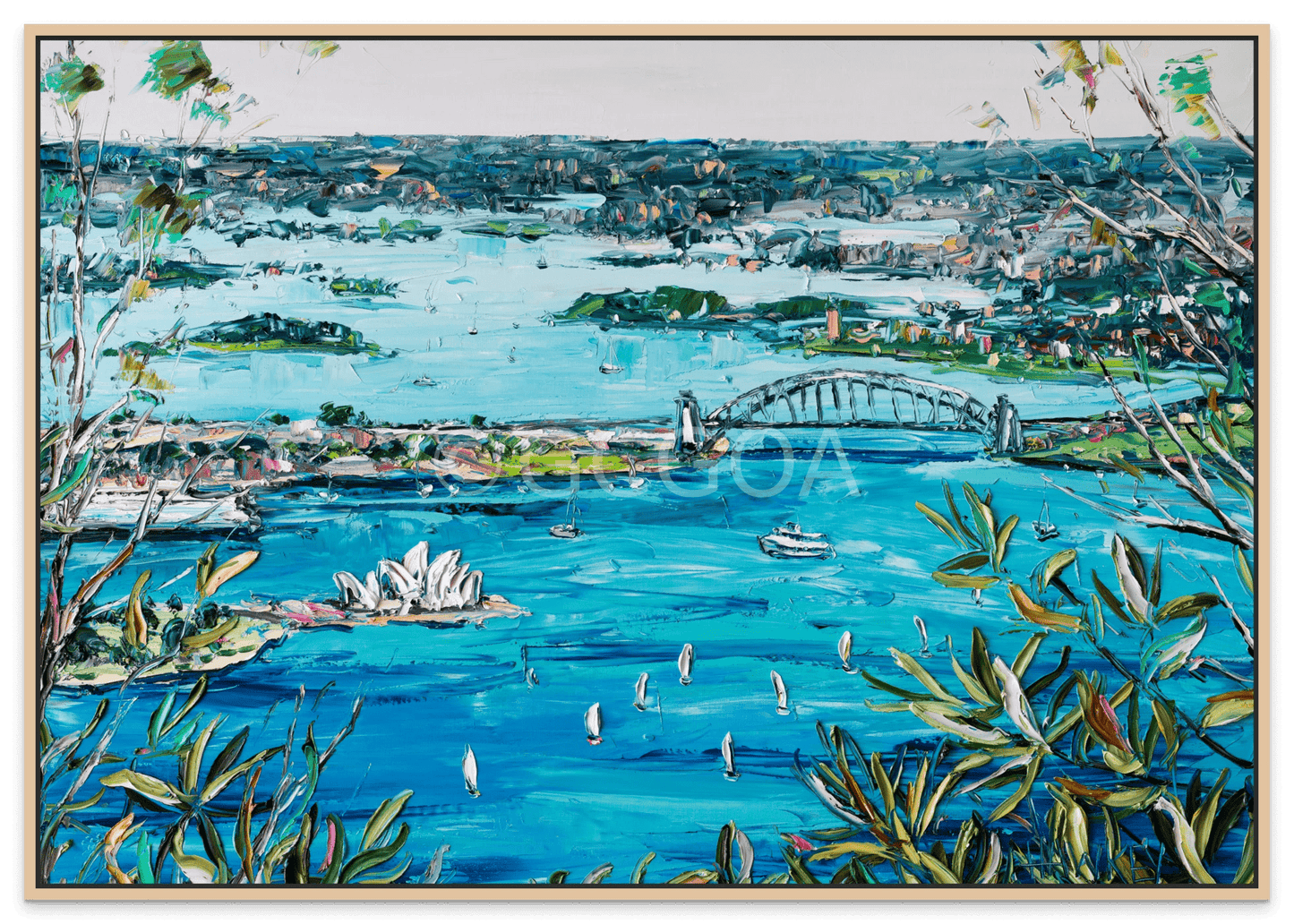 Sydney Harbour 2 - Fine Art Print - Gold Coast Gallery Of ArtAngela Hawkey