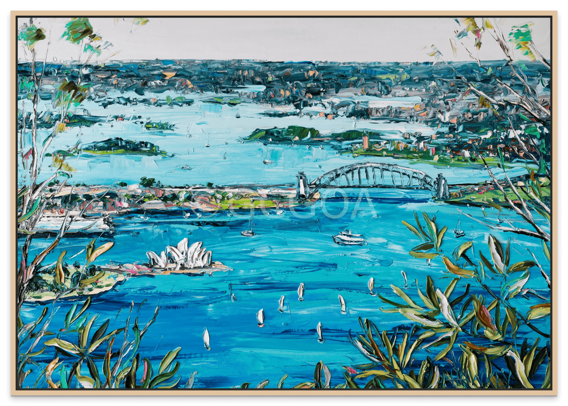 Sydney Harbour 2 - Fine Art Print - Gold Coast Gallery Of ArtAngela Hawkey
