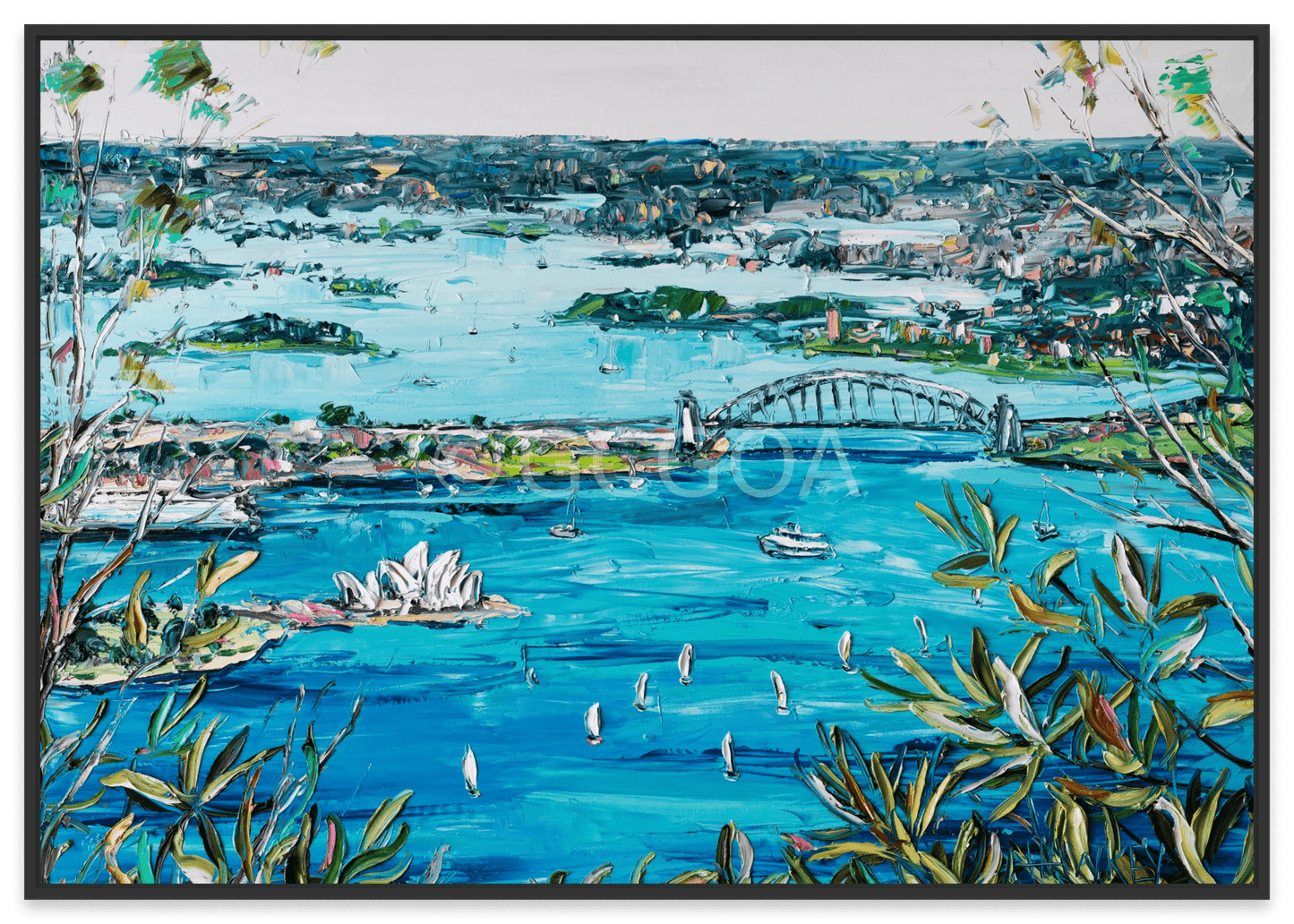 Sydney Harbour 2 - Fine Art Print - Gold Coast Gallery Of ArtAngela Hawkey