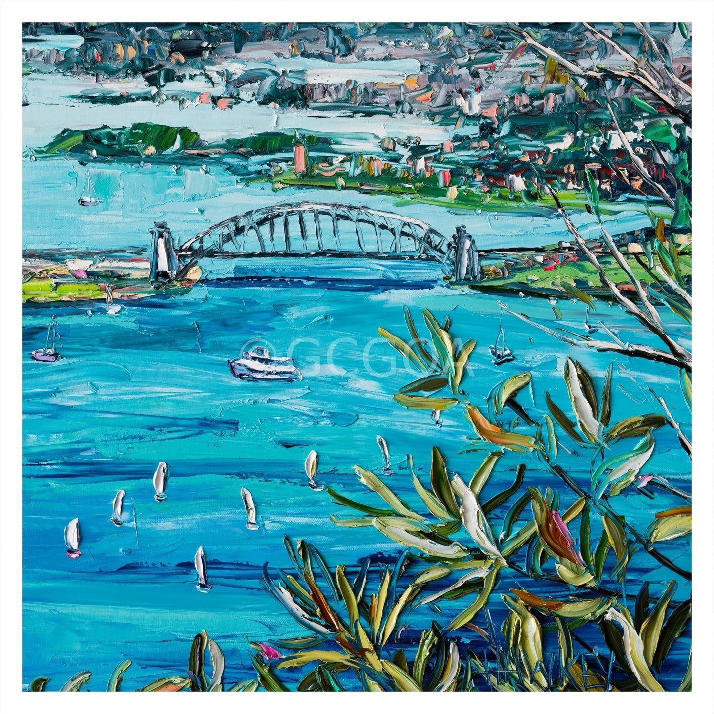 Sydney Harbour 4 - Fine Art Print - Gold Coast Gallery Of ArtAngela Hawkey