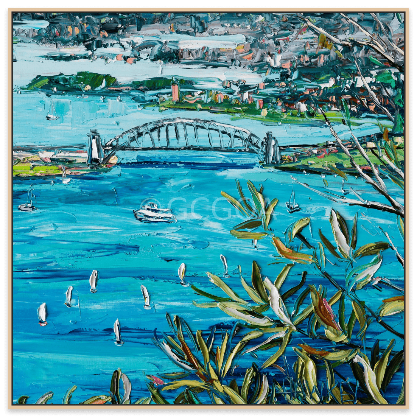 Sydney Harbour 4 - Fine Art Print - Gold Coast Gallery Of ArtAngela Hawkey
