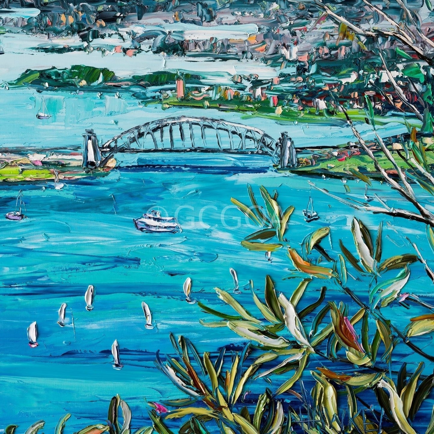 Sydney Harbour 4 - Fine Art Print - Gold Coast Gallery Of ArtAngela Hawkey