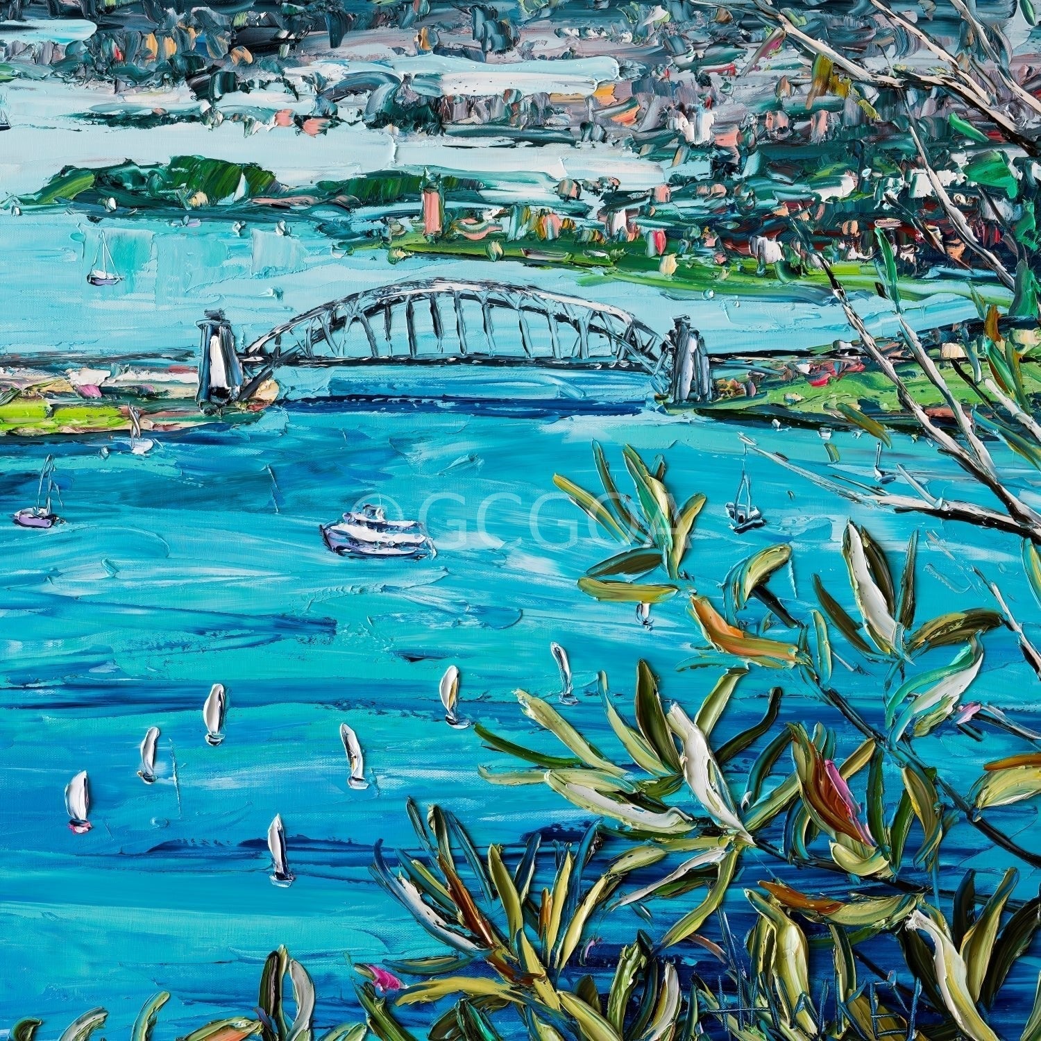 Sydney Harbour 4 - Fine Art Print - Gold Coast Gallery Of ArtAngela Hawkey