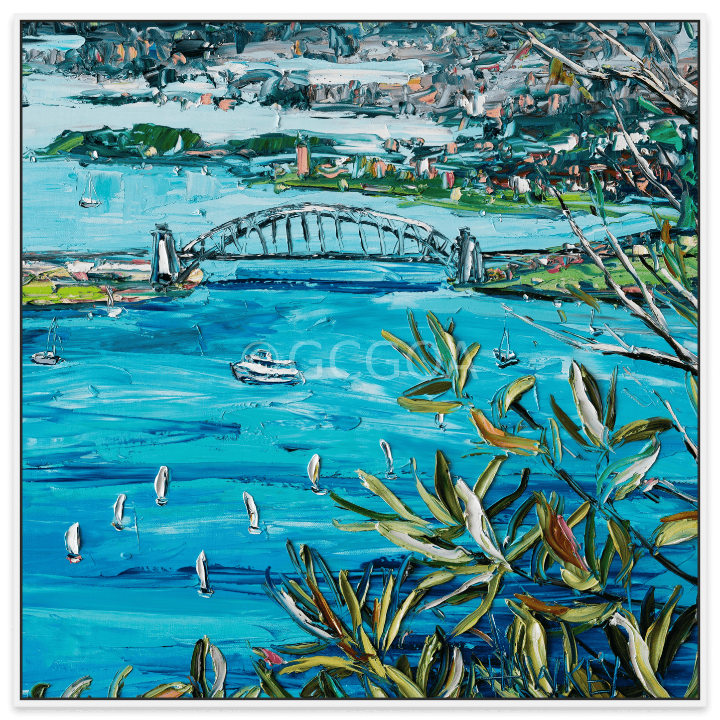 Sydney Harbour 4 - Fine Art Print - Gold Coast Gallery Of ArtAngela Hawkey