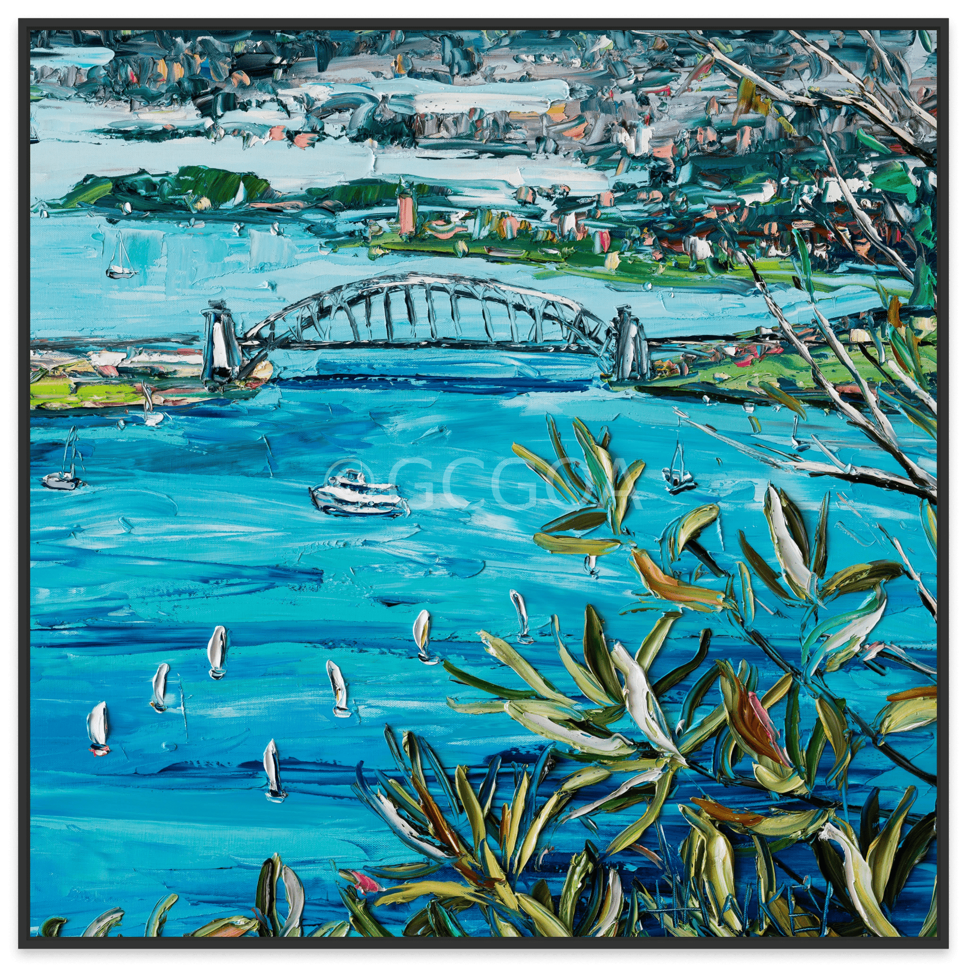 Sydney Harbour 4 - Fine Art Print - Gold Coast Gallery Of ArtAngela Hawkey