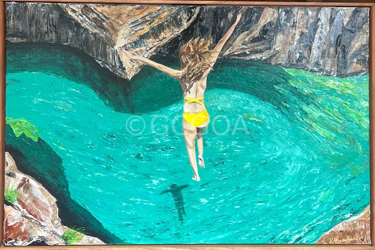 Take the Leap! - Original Art - Gold Coast Gallery Of ArtRachel Braybon