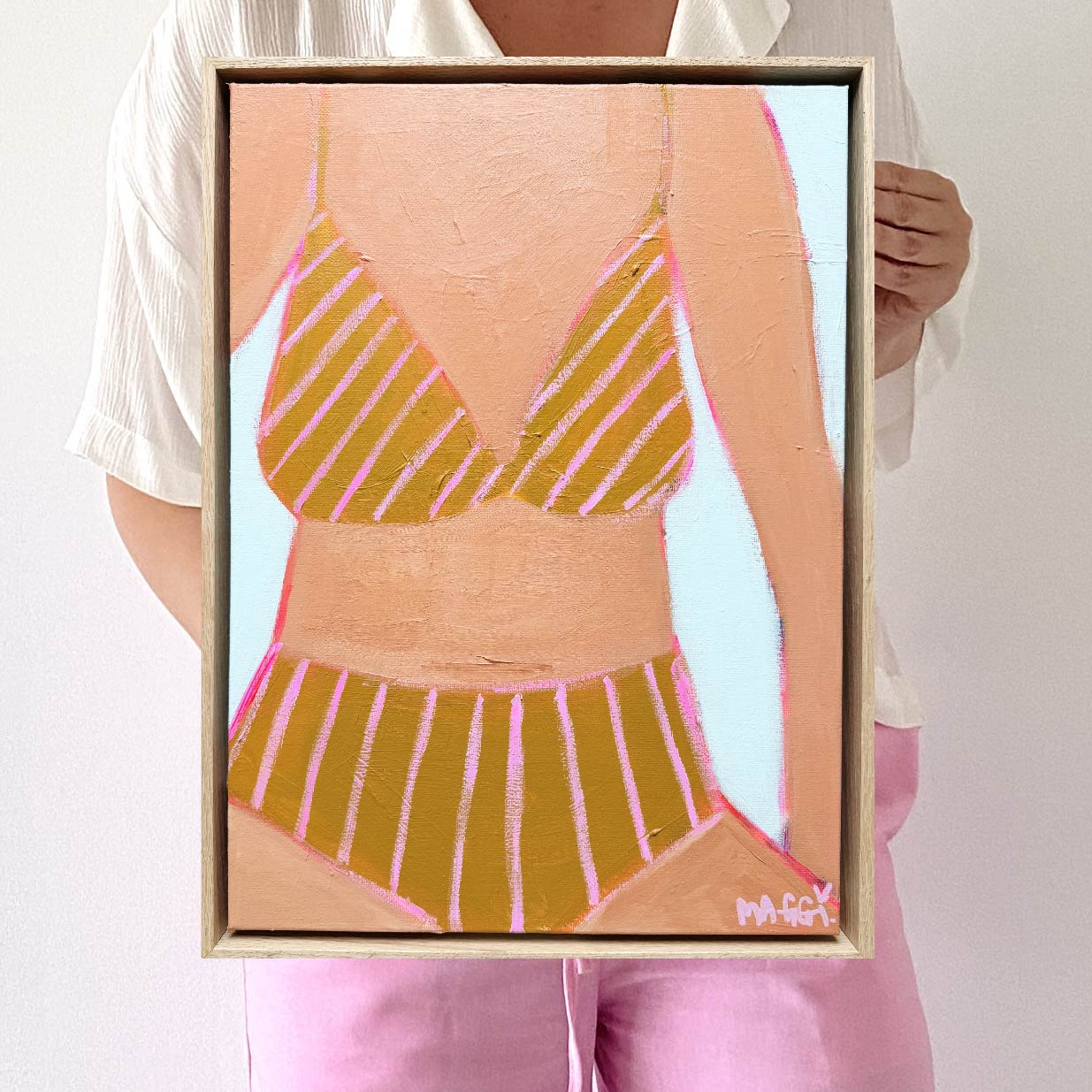 Tamarama Beach Bather - Gold Coast Gallery Of ArtMaggi Mcdonald