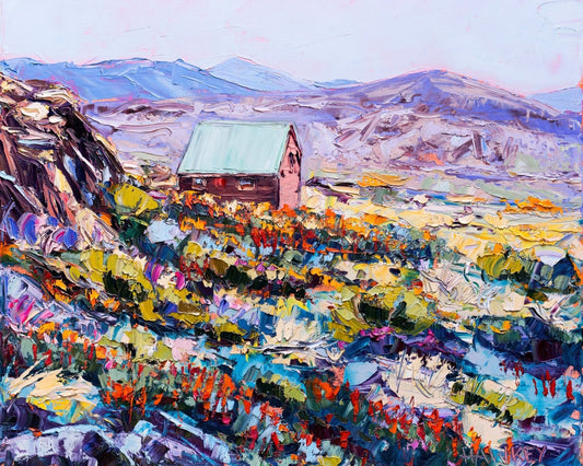 Tasmanian Hut - Fine Art Print - Gold Coast Gallery Of ArtAngela Hawkey