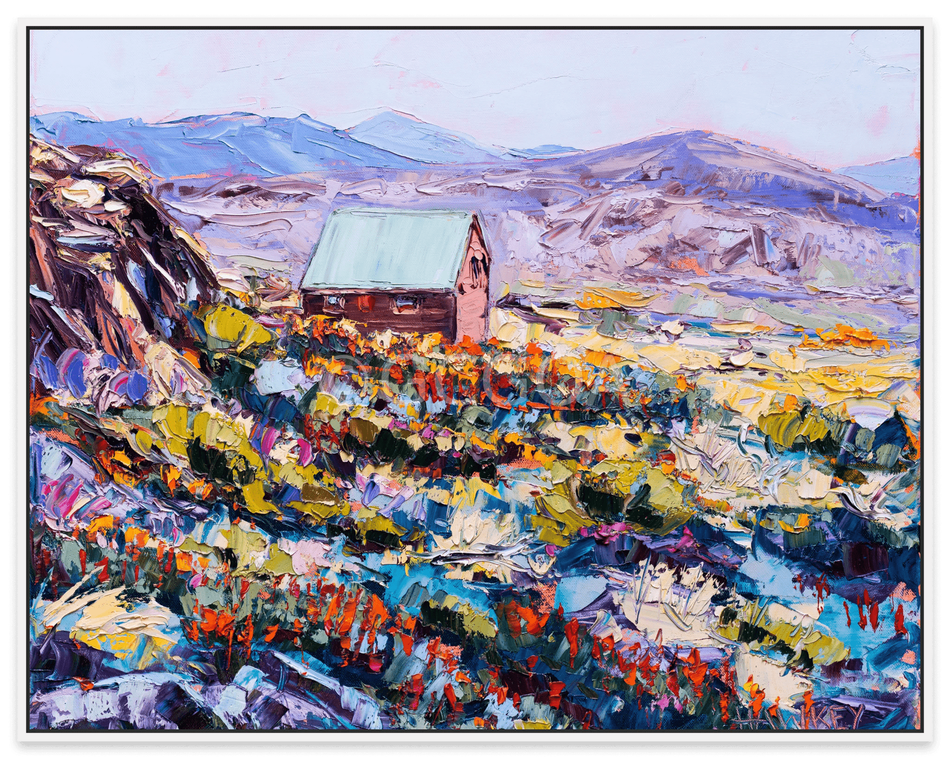 Tasmanian Hut - Fine Art Print - Gold Coast Gallery Of ArtAngela Hawkey