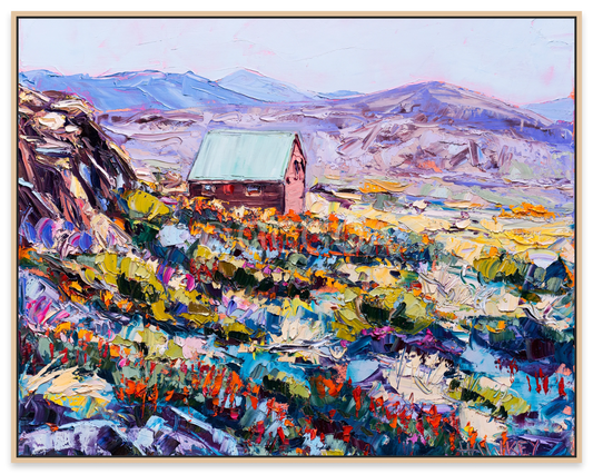 Tasmanian Hut - Fine Art Print - Gold Coast Gallery Of ArtAngela Hawkey