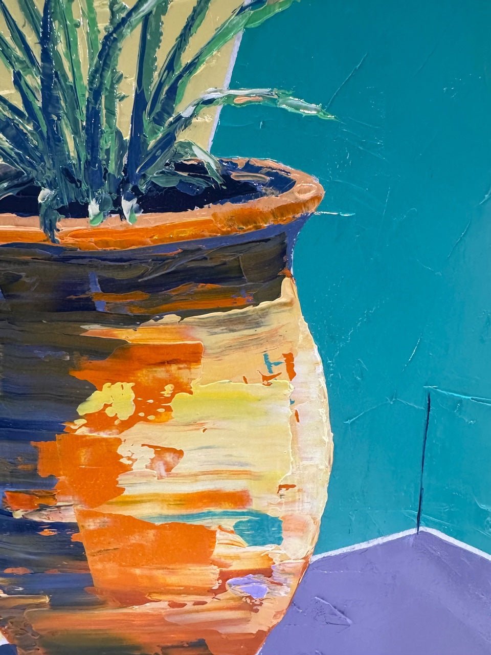Terracotta Pot and Shadows - Gold Coast Gallery Of ArtHilly Coufreur