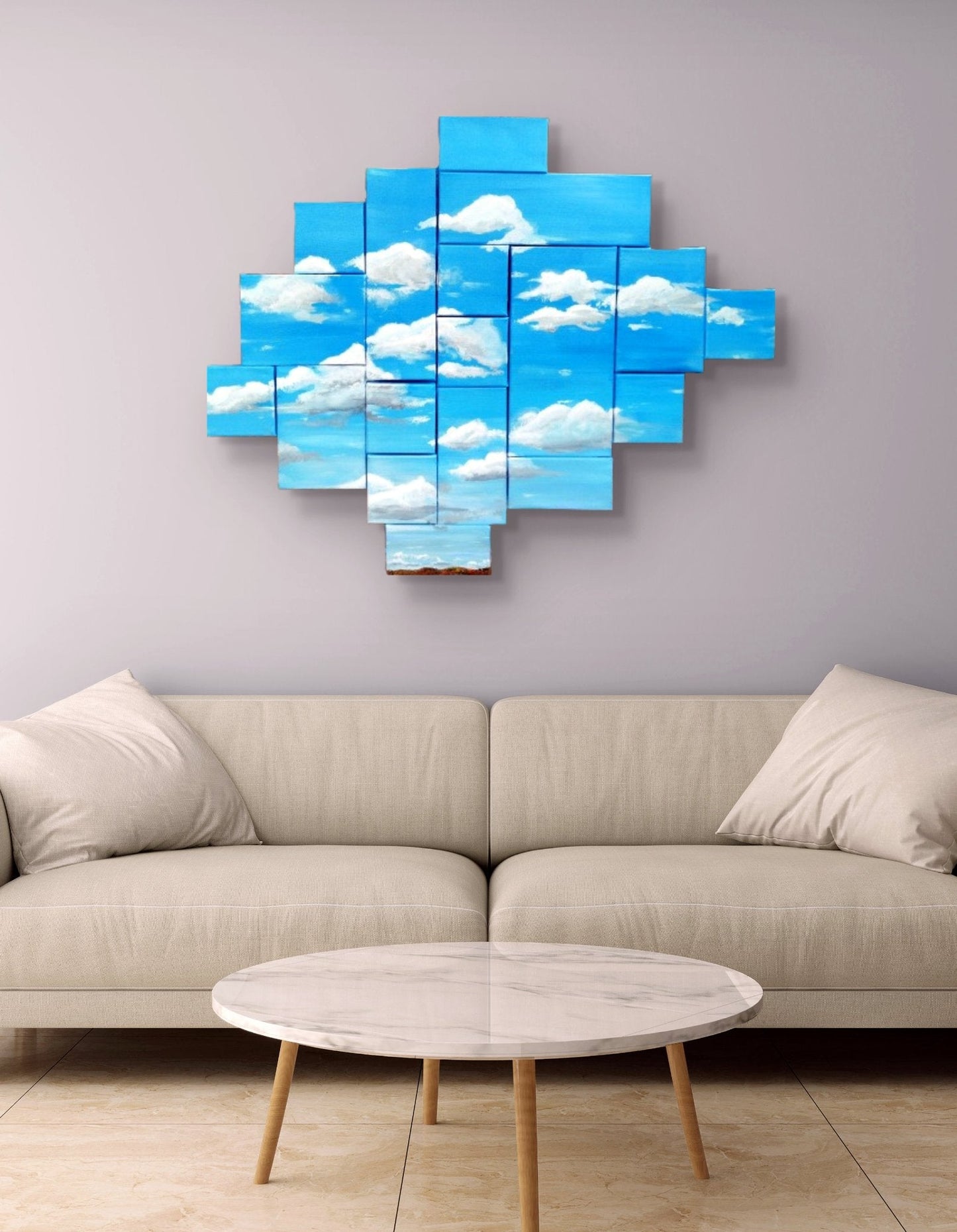 Tesselated Sky - Gold Coast Gallery Of ArtYvonne Wells